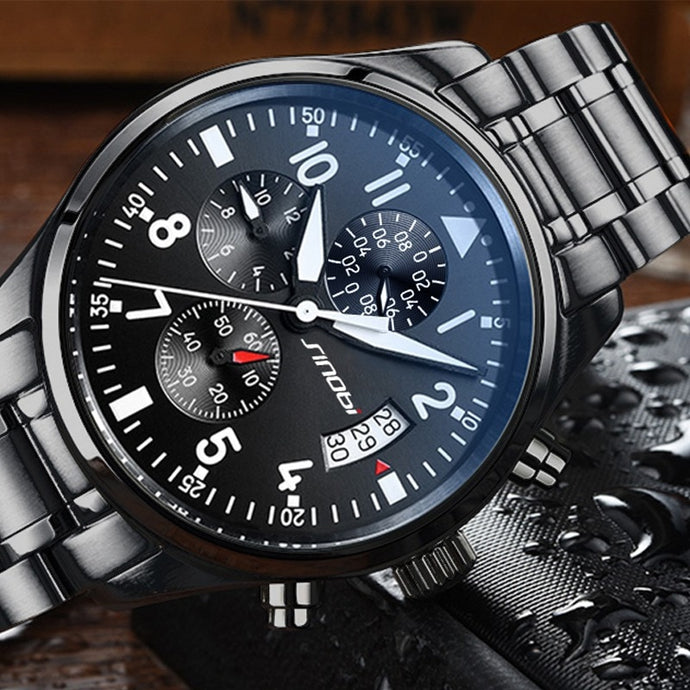 Pilot Mens Chronograph Wrist Watches