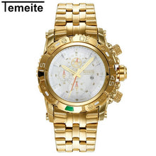 Load image into Gallery viewer, Golden Men Quartz Wristwatches