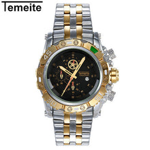 Load image into Gallery viewer, Golden Men Quartz Wristwatches