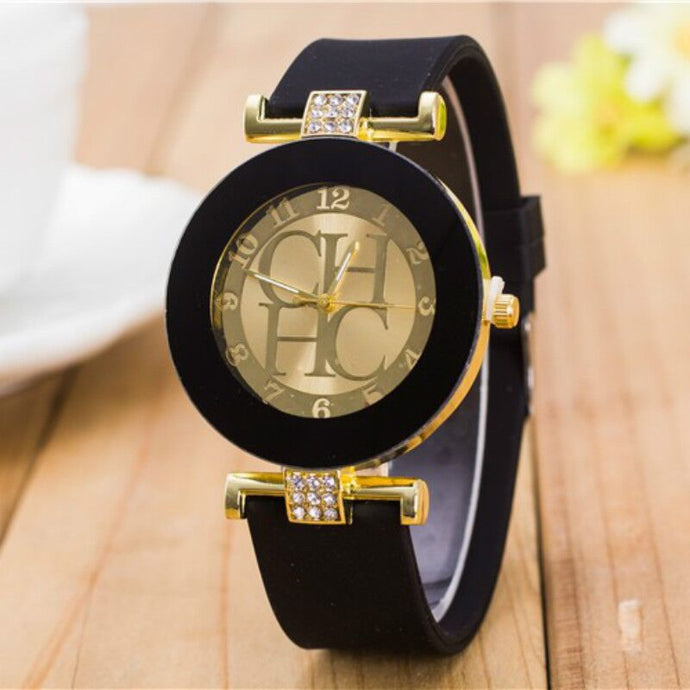 Crystal Silicone Watches