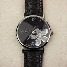 Load image into Gallery viewer, Leather Crystal Wrist Watches