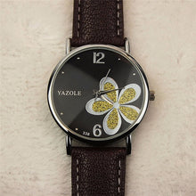Load image into Gallery viewer, Leather Crystal Wrist Watches