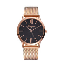 Load image into Gallery viewer, Rose Gold Sliver Mesh Steel Watches